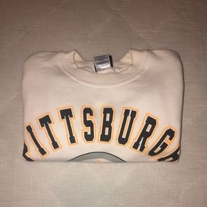 Cropped Pittsburgh Steelers Crewneck Sweatshirt
